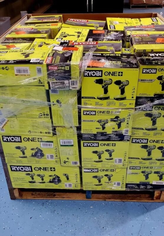 wholesale Ryobi tool pallets